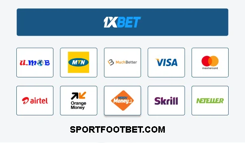 les différents méthodes de paiement permettent de retirer son bonus sur 1xbet