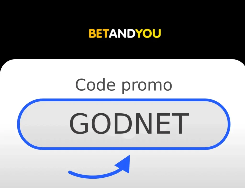 Utiliser le code promo betandyou GODNET qui est le meilleur code promo actuellement et offre d'incroyable bonus