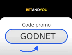 Utiliser le code promo betandyou GODNET qui est le meilleur code promo actuellement et offre d'incroyable bonus